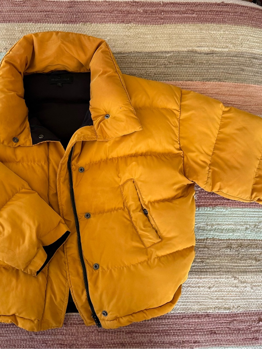 Mustard Yellow Puffer Jacket